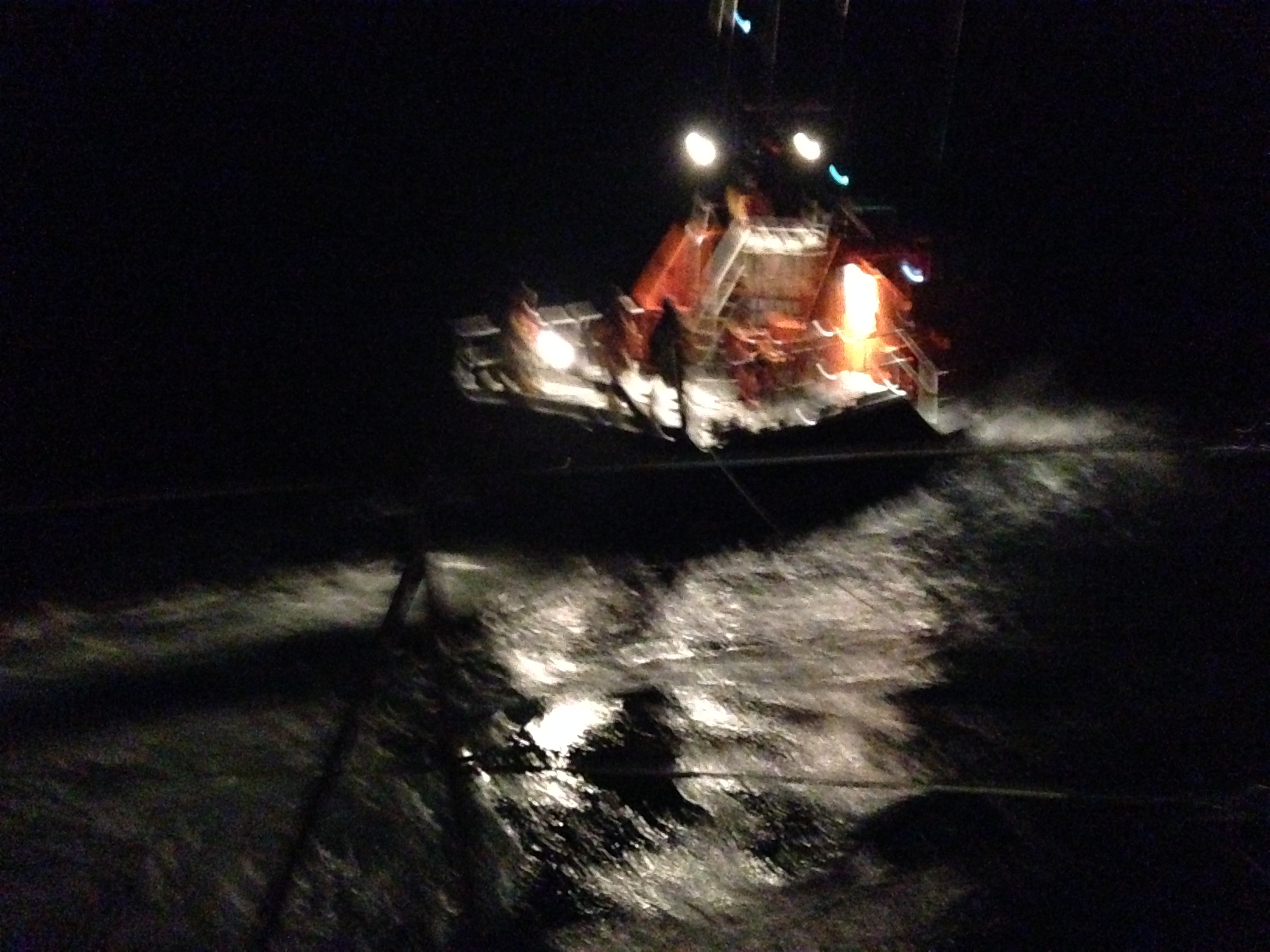 At night with the Celtic Sea & the RNLI…