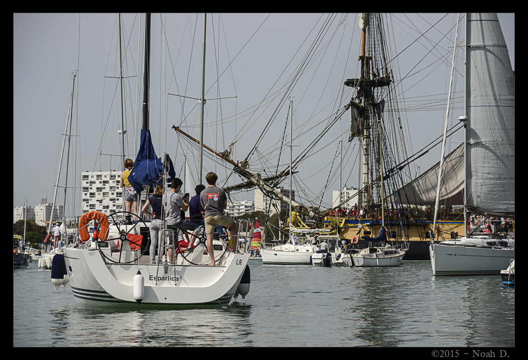 The departure of l’Hermione…